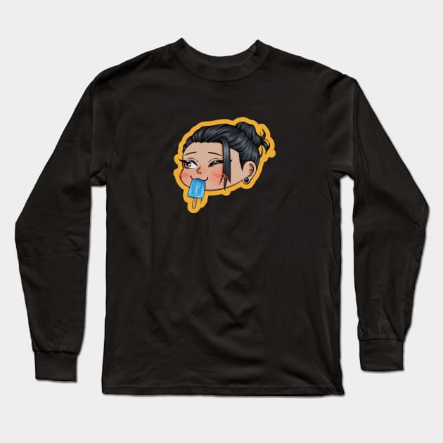 (Teen) Suguru Geto Chibi Long Sleeve T-Shirt by _LunarChim_